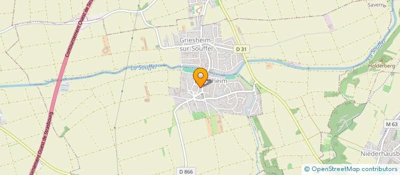 localisation de l'entreprise MONSIEUR OLIVIER CRIQUI  DINGSHEIM