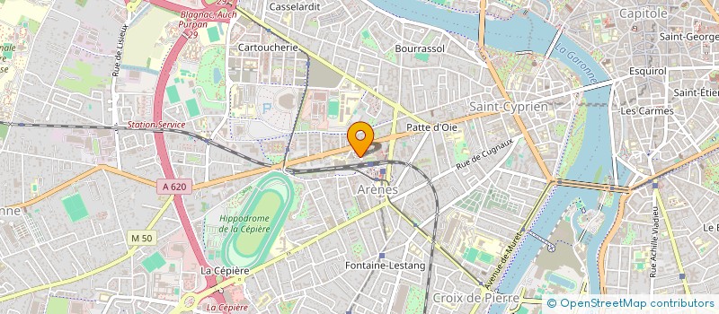 localisation de l'entreprise MONSIEUR OLIVIER CROIZET à TOULOUSE