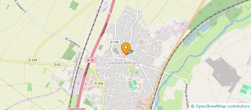 localisation de l'entreprise MONSIEUR OLIVIER CROIZON à JAUNAY-MARIGNY