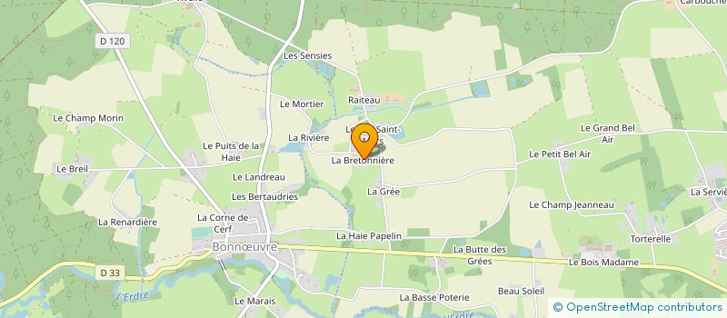 localisation de l'entreprise MONSIEUR OLIVIER CROSSOUARD à VALLONS-DE-L'ERDRE