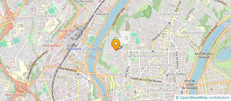 localisation de l'entreprise MONSIEUR OLIVIER CROUVIZIER  CALUIRE-ET-CUIRE