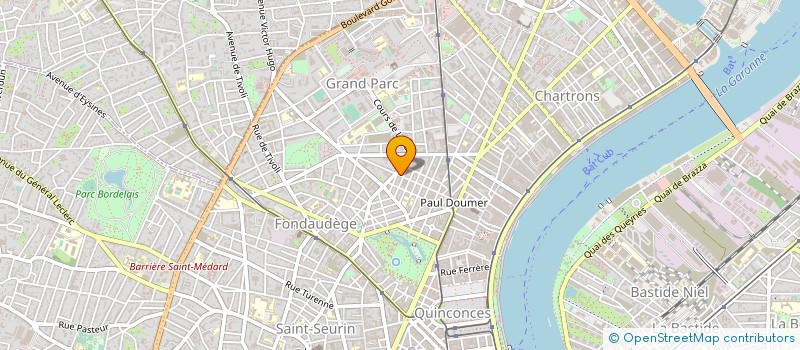 localisation de l'entreprise MONSIEUR OLIVIER CUVELIER à BORDEAUX