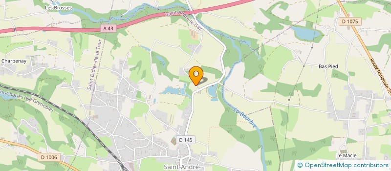 localisation de l'entreprise MONSIEUR OLIVIER CUZIN à SAINT-ANDRE-LE-GAZ