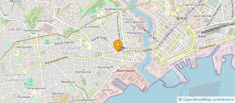 localisation de l'entreprise MONSIEUR OLIVIER D'ALMEIDA à BREST