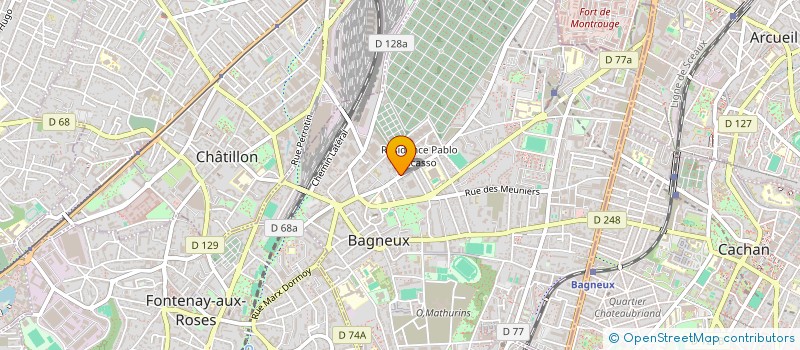 localisation de l'entreprise MONSIEUR OLIVIER D'ANCONA à BAGNEUX
