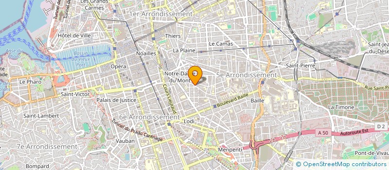 localisation de l'entreprise MONSIEUR OLIVIER D HONDT à MARSEILLE