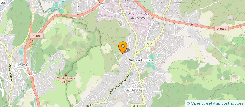 localisation de l'entreprise MONSIEUR OLIVIER DA SILVA ALMEIDA  ROMAGNAT