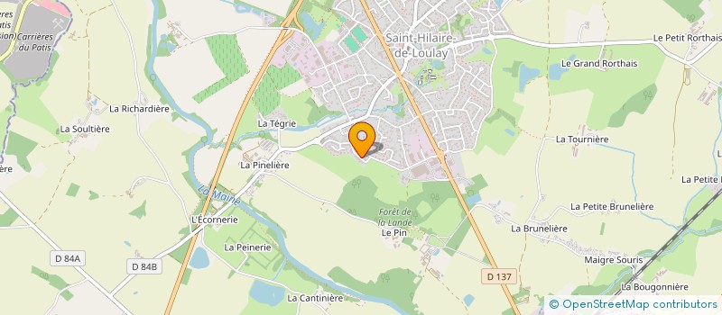 localisation de l'entreprise MONSIEUR OLIVIER DACHER à MONTAIGU-VENDEE