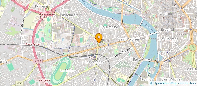 localisation de l'entreprise MONSIEUR OLIVIER DADIE  TOULOUSE