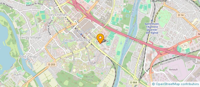 localisation de l'entreprise MONSIEUR OLIVIER DALMASSO  PONTOISE