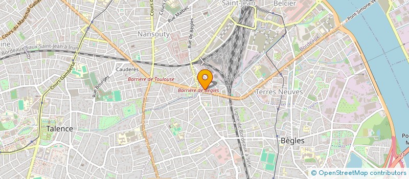 localisation de l'entreprise MONSIEUR OLIVIER DAMIENS à BORDEAUX