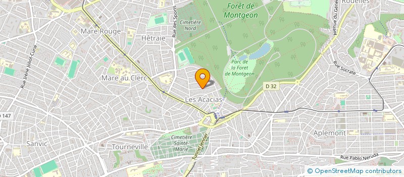 localisation de l'entreprise MONSIEUR OLIVIER DANIEL AUZOU  LE HAVRE