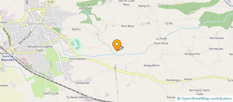 localisation de l'entreprise MONSIEUR OLIVIER DANION  SIZUN