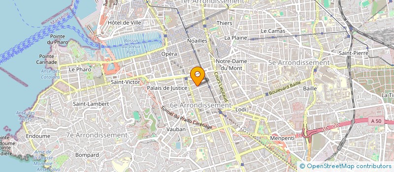 localisation de l'entreprise MONSIEUR OLIVIER DANJOU  MARSEILLE