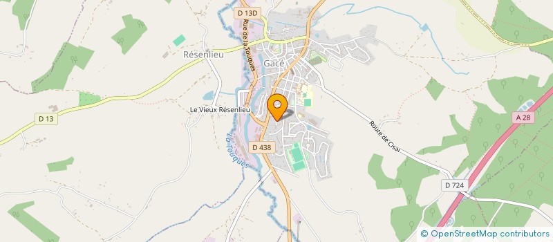 localisation de l'entreprise MONSIEUR OLIVIER DANJOU à GACE