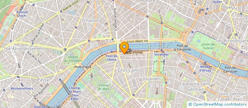 localisation de l'entreprise MONSIEUR OLIVIER DARCET  PARIS