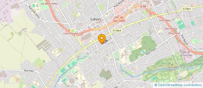 localisation de l'entreprise MONSIEUR OLIVIER DARCHEVILLE  LIEVIN