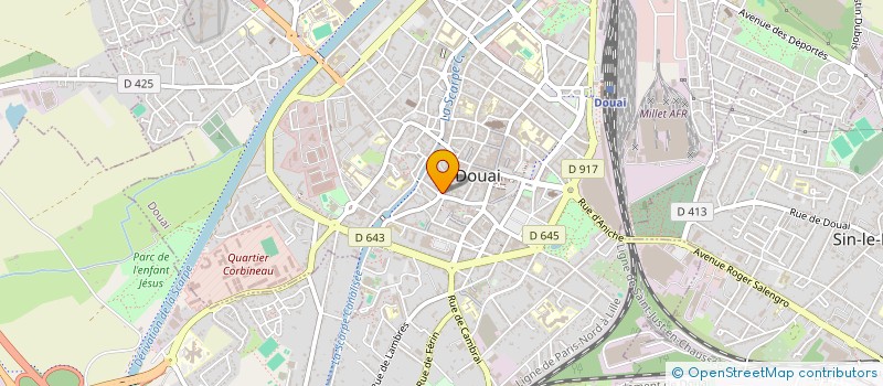 localisation de l'entreprise MONSIEUR OLIVIER DARLOY à DOUAI