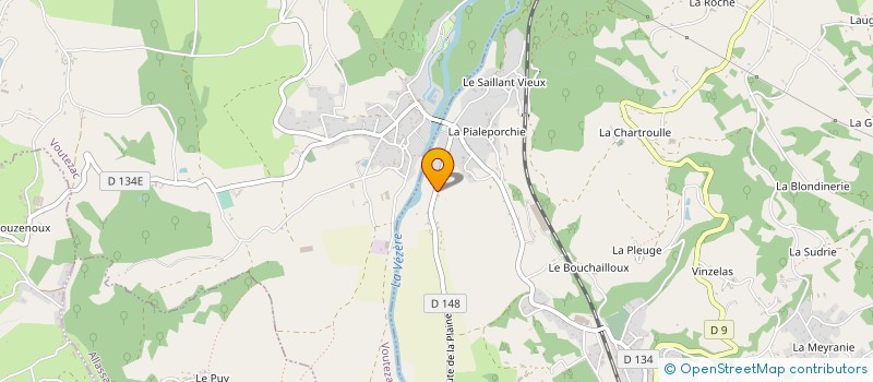 localisation de l'entreprise MONSIEUR OLIVIER DAUBECH à ALLASSAC