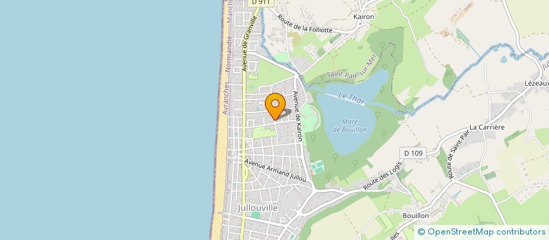 localisation de l'entreprise MONSIEUR OLIVIER DAUGUET  JULLOUVILLE