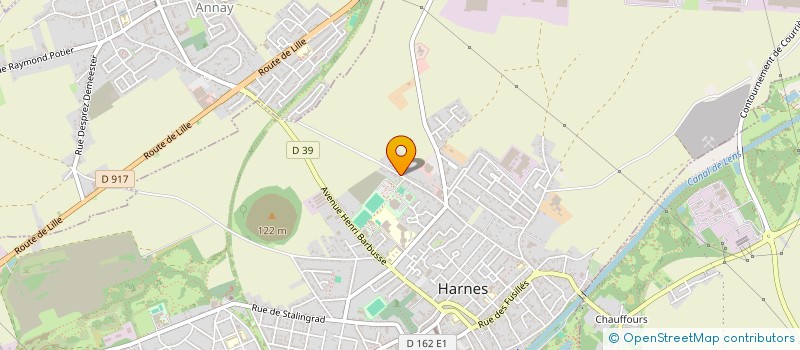 localisation de l'entreprise MONSIEUR OLIVIER DAUTHIEU à HARNES