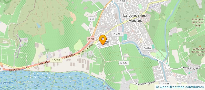 localisation de l'entreprise MONSIEUR OLIVIER DAVID à LA LONDE-LES-MAURES