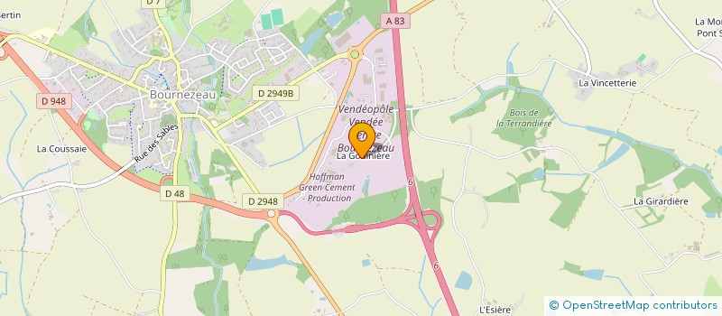 localisation de l'entreprise MONSIEUR OLIVIER DAVIEAU  BOURNEZEAU