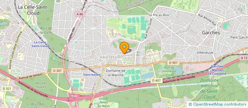 localisation de l'entreprise MONSIEUR OLIVIER DAVIET  VAUCRESSON