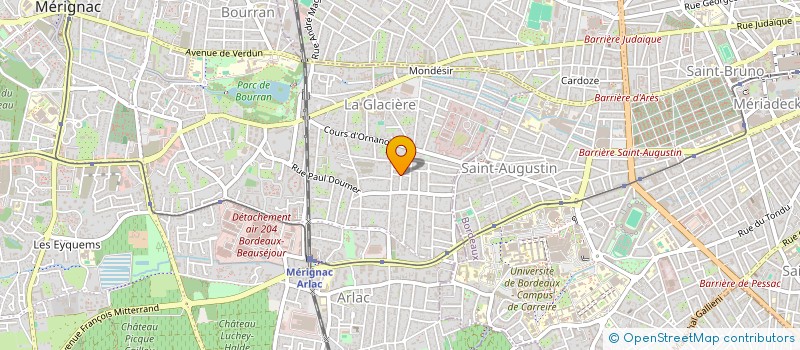 localisation de l'entreprise MONSIEUR OLIVIER DAVIN  MERIGNAC