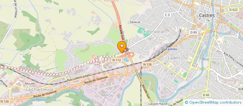 localisation de l'entreprise MONSIEUR OLIVIER DAX  CASTRES