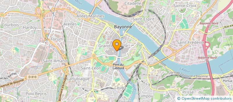 localisation de l'entreprise MONSIEUR OLIVIER DAYOT à BAYONNE