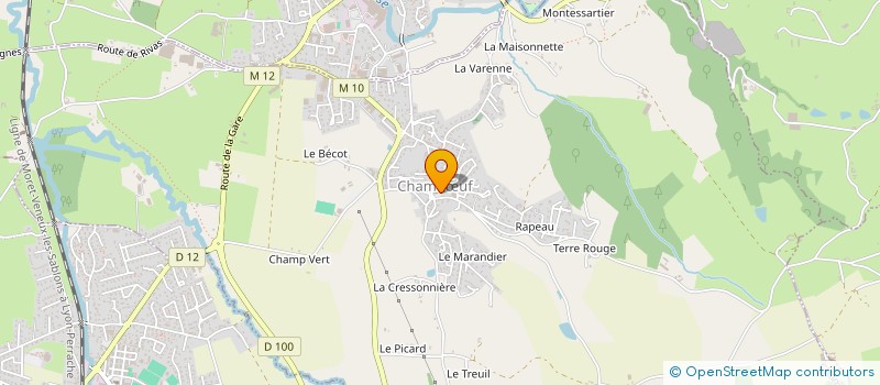 localisation de l'entreprise MONSIEUR OLIVIER DE BENETTI  CHAMBUF