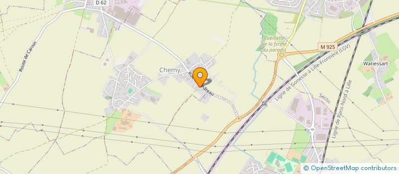 localisation de l'entreprise MONSIEUR OLIVIER DE BRIE  CHEMY