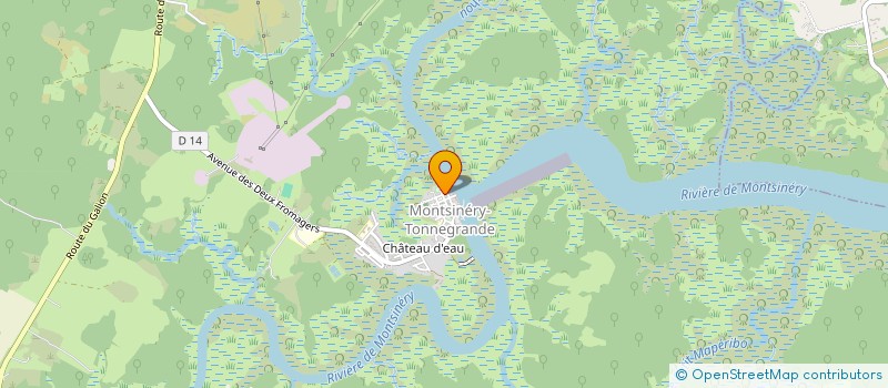 localisation de l'entreprise MONSIEUR OLIVIER DE CHAVIGNY  MONTSINERY-TONNEGRANDE