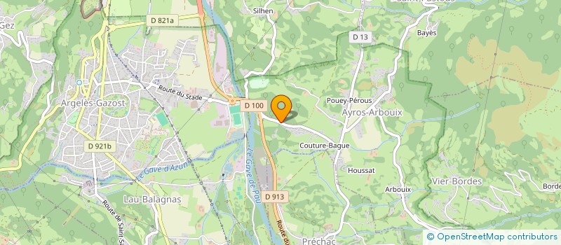 localisation de l'entreprise MONSIEUR OLIVIER DE CLARENS  AYROS-ARBOUIX