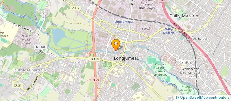localisation de l'entreprise MONSIEUR OLIVIER DE FONDAUMIERE à LONGJUMEAU
