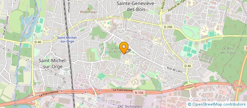 localisation de l'entreprise MONSIEUR OLIVIER DE GEA à SAINT-MICHEL-SUR-ORGE