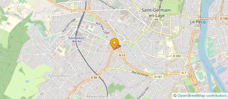 localisation de l'entreprise MONSIEUR OLIVIER DE GIRVAL  SAINT-GERMAIN-EN-LAYE