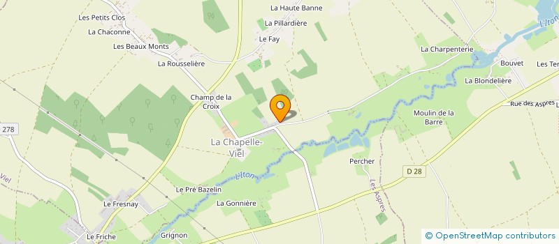 localisation de l'entreprise MONSIEUR OLIVIER DE GOUSSENCOURT à LA CHAPELLE-VIEL