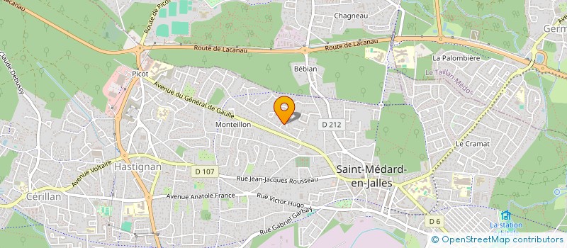 localisation de l'entreprise MONSIEUR OLIVIER DE LA FUENTE à SAINT-MEDARD-EN-JALLES