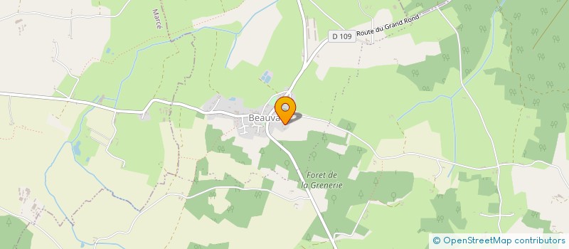 localisation de l'entreprise MONSIEUR OLIVIER DE LA MONNERAYE  JARZE VILLAGES