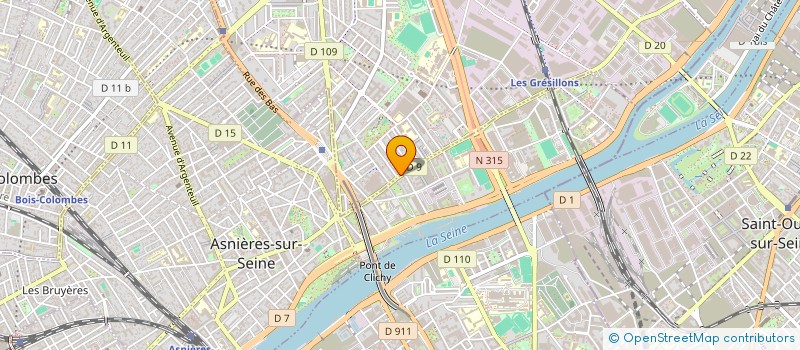 localisation de l'entreprise MONSIEUR OLIVIER DE LOUBENS DE VERDALLE à GENNEVILLIERS