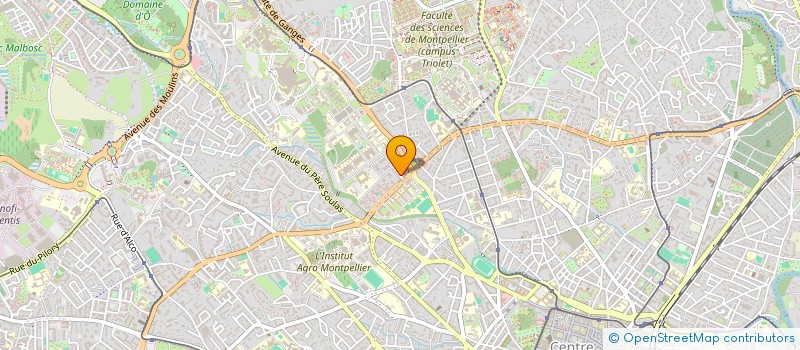 localisation de l'entreprise MONSIEUR OLIVIER DE REDON DE COLOMBIER à MONTPELLIER