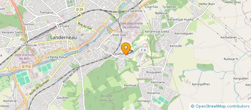 localisation de l'entreprise MONSIEUR OLIVIER DE ROSMORDUC  PENCRAN