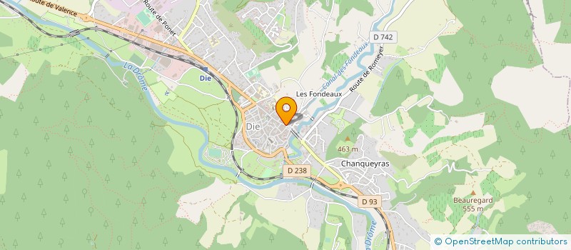 localisation de l'entreprise MONSIEUR OLIVIER DE SEPIBUS  DIE