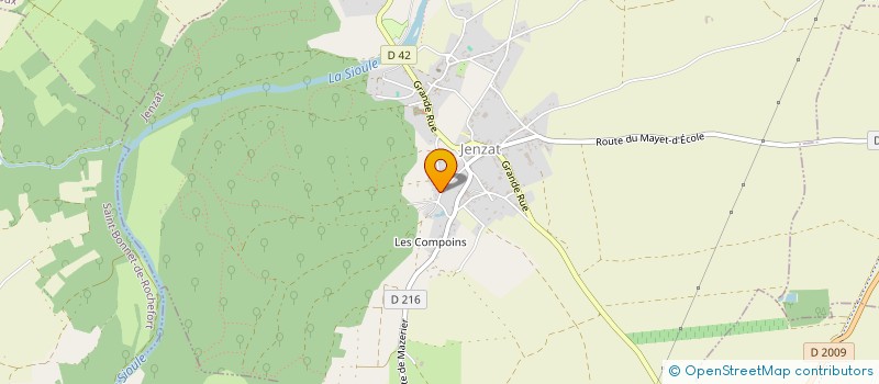 localisation de l'entreprise MONSIEUR OLIVIER DE WULF  JENZAT