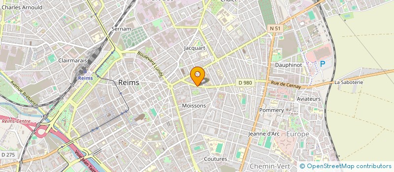 localisation de l'entreprise MONSIEUR OLIVIER DEBARGE  REIMS