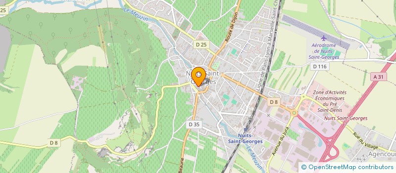 localisation de l'entreprise MONSIEUR OLIVIER DEBEAUX  NUITS-SAINT-GEORGES