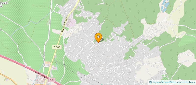 localisation de l'entreprise MONSIEUR OLIVIER DEBELLEIX  SAINT-MAXIMIN-LA-SAINTE-BAUME