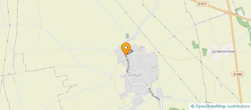 localisation de l'entreprise MONSIEUR OLIVIER DEBOOS  COMBON
